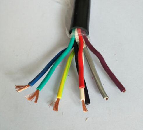 阻燃多股铜芯护套线ZR-RVV12*0.4(23*0.15)